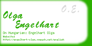 olga engelhart business card